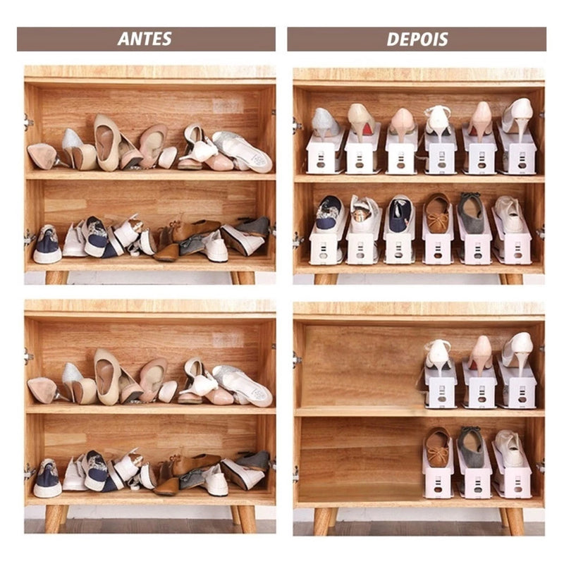 10 Organizadores de sapatos para Armários Clousets e estante