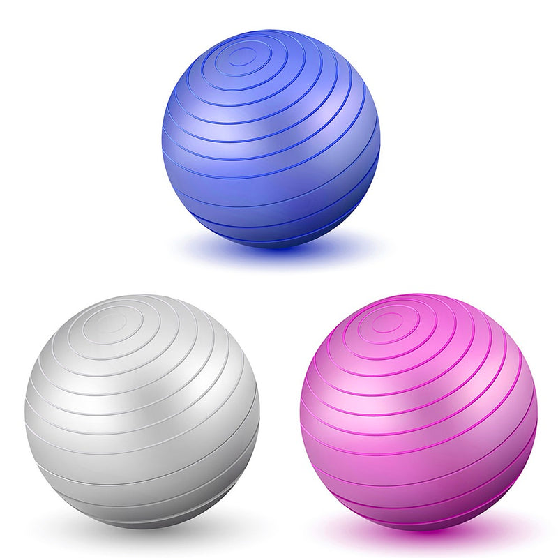 BOLA INFLAVEL PARA EXERCICIOS COLORS 25CM