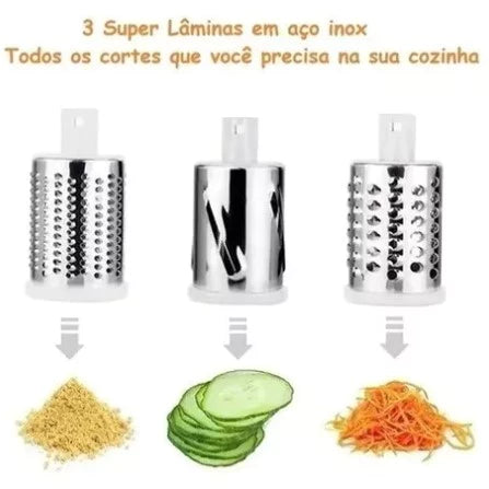 Cortador Ralador Fatiador De Legumes Vegetais Multifuncional