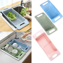 Escorredor de Pia Retrátil P/ Lavar Frutas Verduras Escorredor de Macarrão