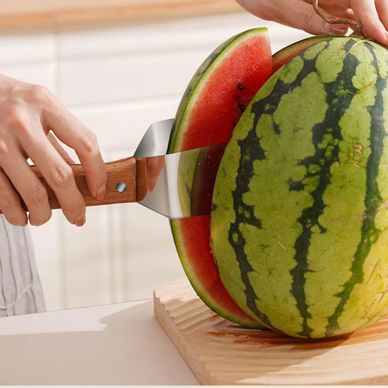 Fatiador De Melancia YISHENG , Cortador De Frutas Triangular De Aço Inoxidável