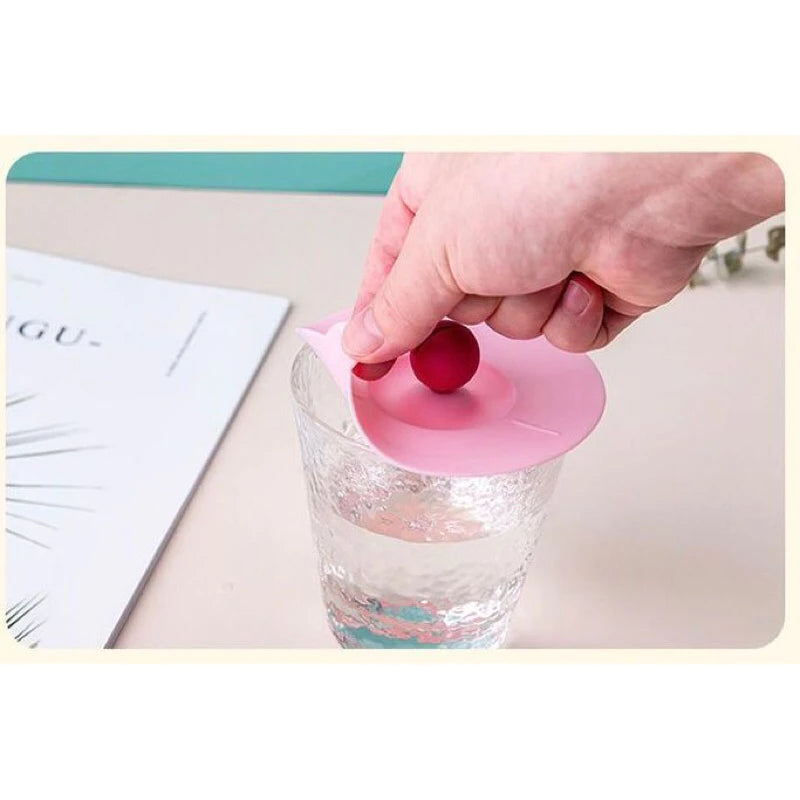 Tampa Copo Silicone Grau Alimentos Caneca à prova de poeira