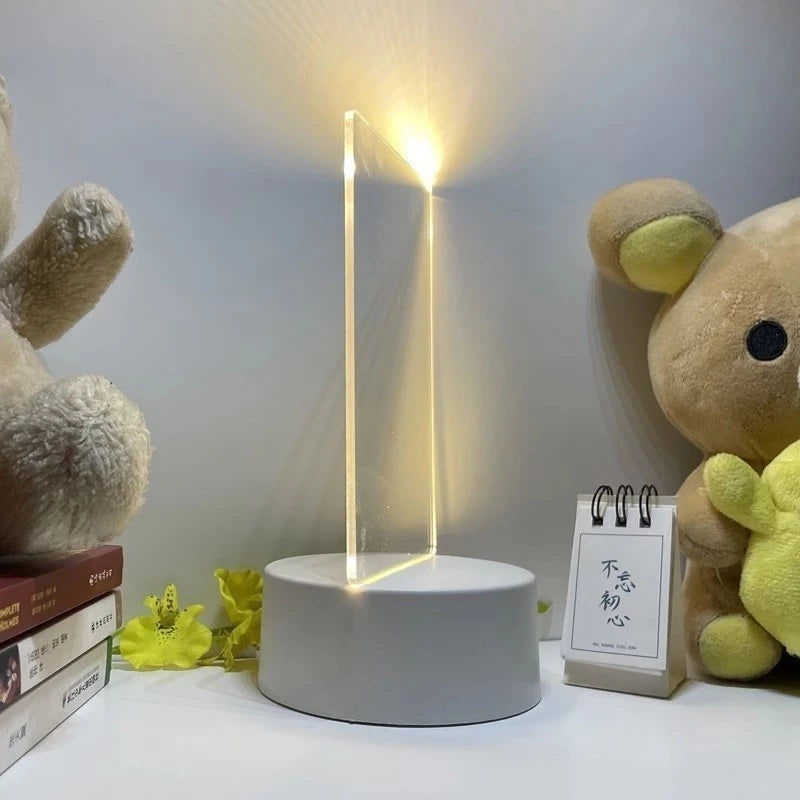 Luminaria Quadro De Escrever Iluminado Led