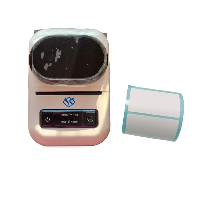 Mini Impressora Térmica De Etiquetas Adesivas Bluetooth