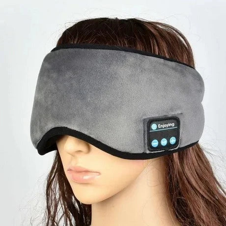 Tapa Olho Máscara Dormir Fone De Ouvido Bluetooth Confortável