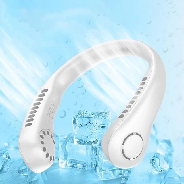 Ventilador Flexível De Pescoço Portátil Usb Recarregável