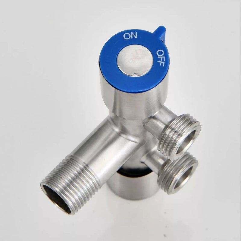 Kit Ducha Higiênica com Registro Torneira Dupla em Aço Inox 4.6  (453 Avaliações)