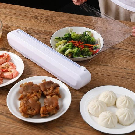 Cortador De Plástico Filme Suporte Ajustável Dispenser Plástico