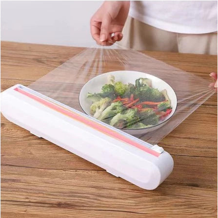 Cortador De Plástico Filme Suporte Ajustável Dispenser Plástico