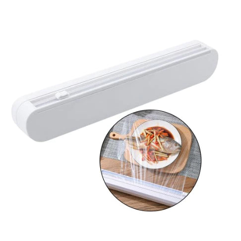 Cortador De Plástico Filme Suporte Ajustável Dispenser Plástico