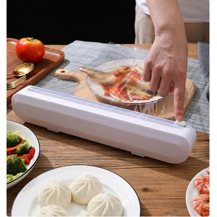 Cortador De Plástico Filme Suporte Ajustável Dispenser Plástico