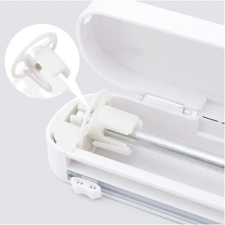 Cortador De Plástico Filme Suporte Ajustável Dispenser Plástico