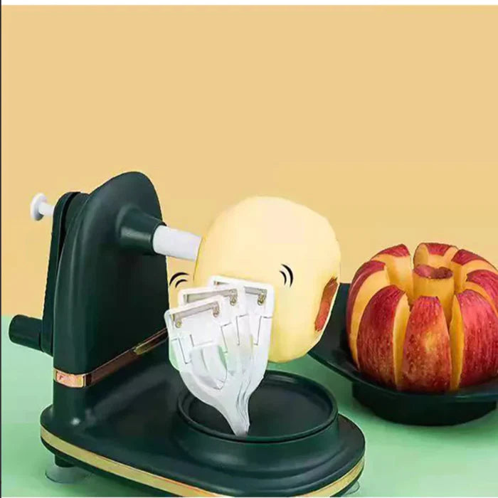 Descascador Manual De Frutas Com Manivela Com Cortador