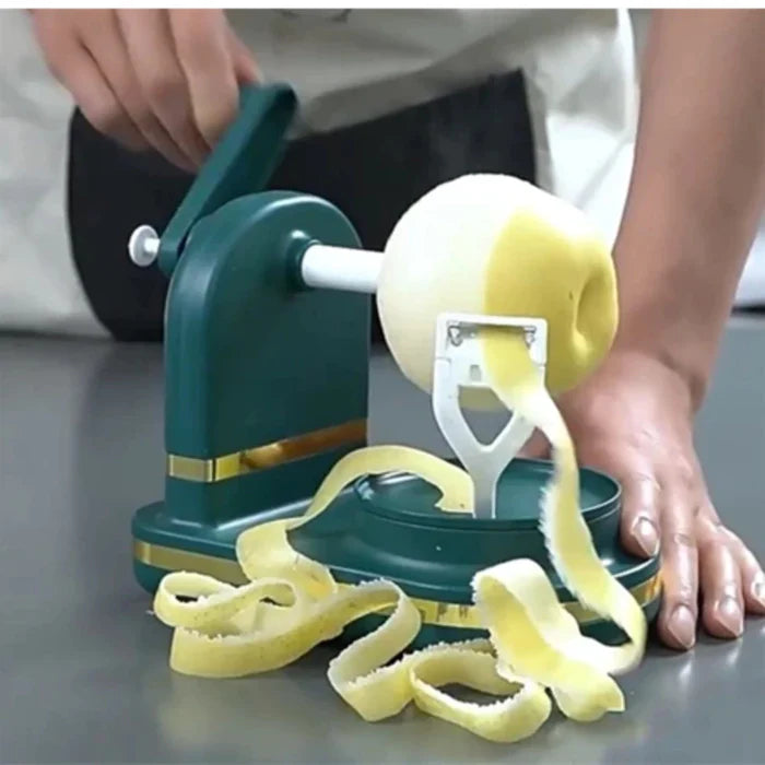 Descascador Manual De Frutas Com Manivela Com Cortador