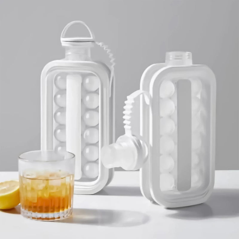 arrafa Squeeze Forma de Gelo Cubos Portátil Silicone