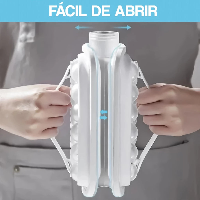 arrafa Squeeze Forma de Gelo Cubos Portátil Silicone