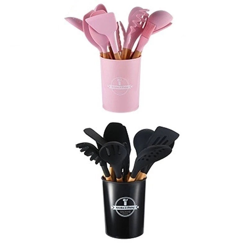 Jogo de Cozinha Kit C/12 Pçs de Silicone